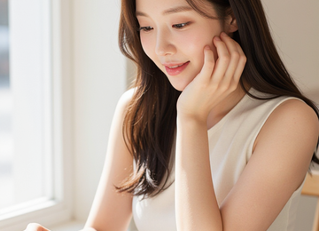 카페에서의 달콤한 휴식