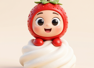 귀여운 딸기 요정
