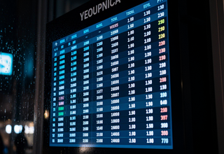 KOSPI 200 주요 종목 종가 현황: 하락세가 지배한 시장