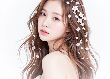 벚꽃 머리카락