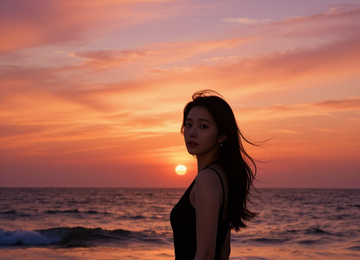 노을빛 바다의 끝