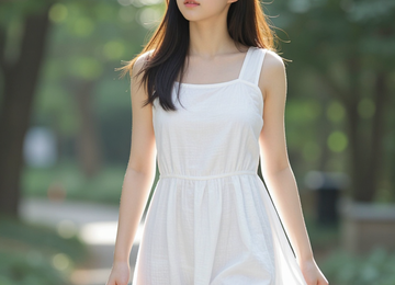 햇살 아래 소녀
