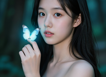 반딧불이와 소녀