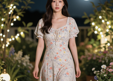 달빛 아래 정원