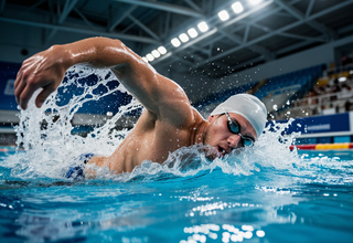 김영범 선수, 아시안게임 남자 자유형 50m 신기록 경신