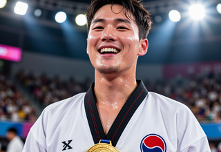 아시안게임 태권도 품새 남자 개인전, 윤규성 선수 금메달 획득!