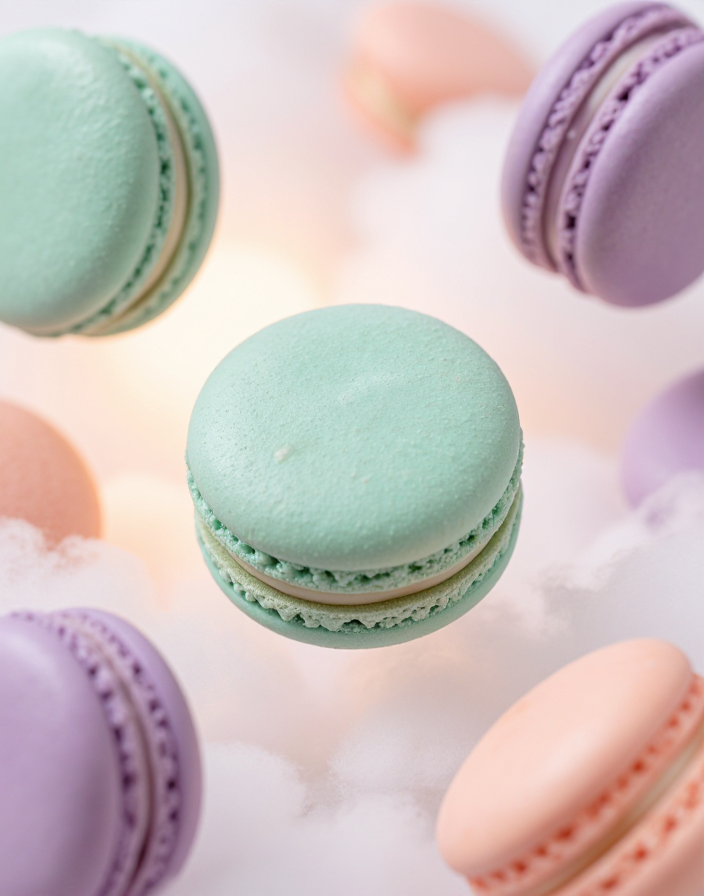 몽환적인 마카롱 구름