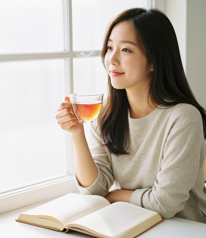 차와 책, 그리고 휴식