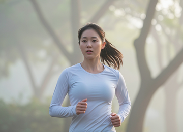 새벽 러닝의 빛