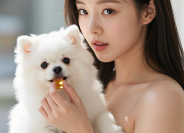 빛나는 간식과 소녀
