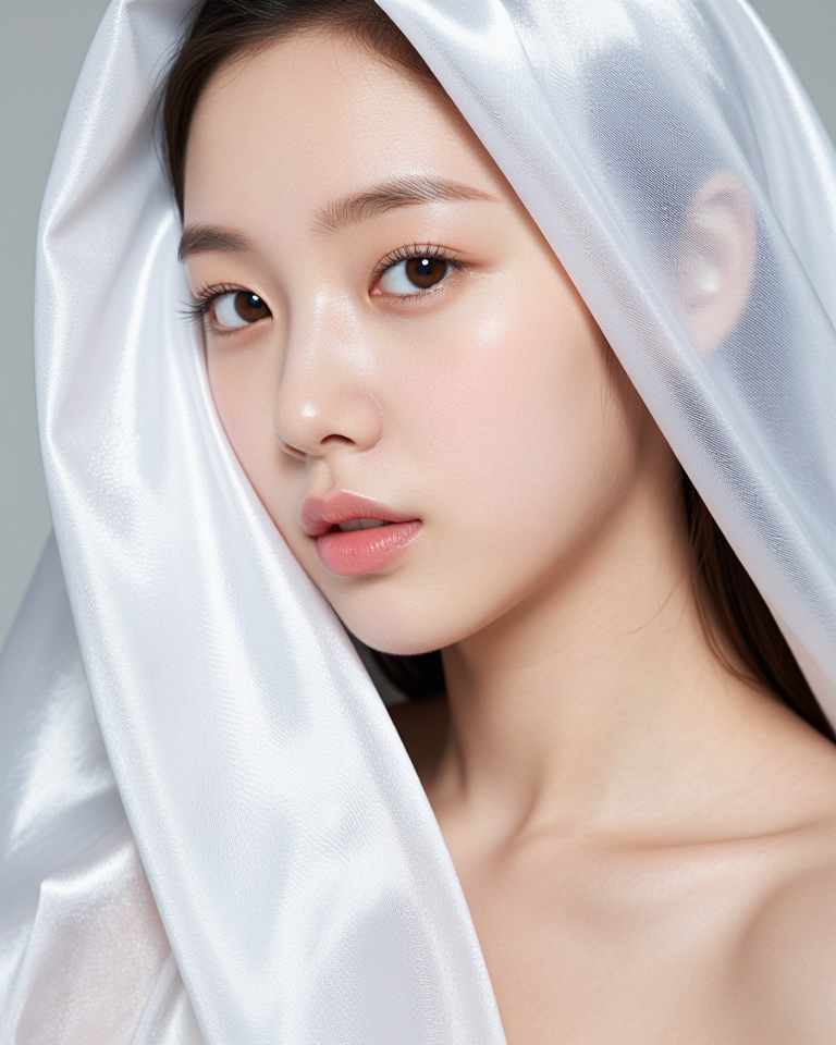 실크 속의 눈빛