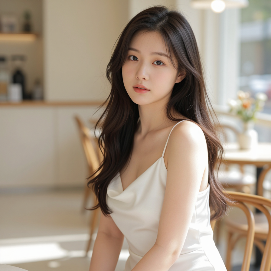 햇살 가득한 카페
