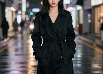 비 내리는 서울의 밤