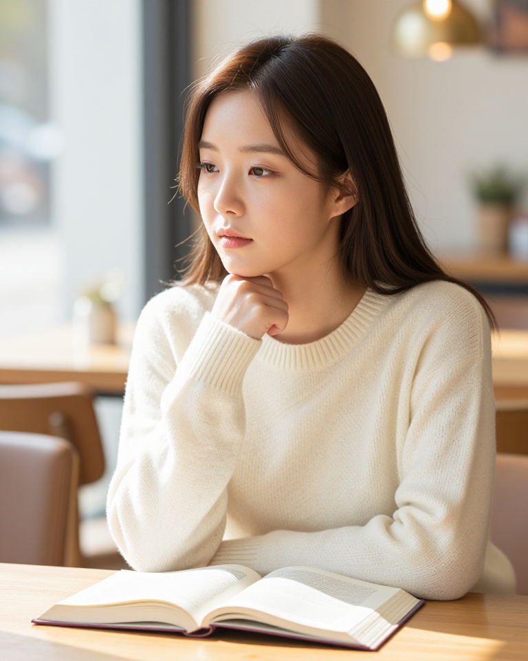 카페에서의 멍 때리기