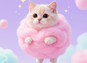 솜사탕 고양이
