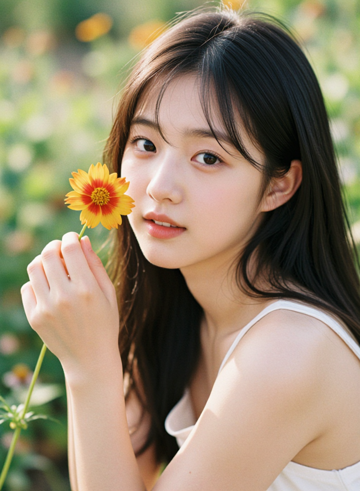꽃과 소녀