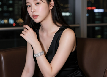 호텔 라운지의 밤