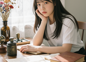오후의 책상