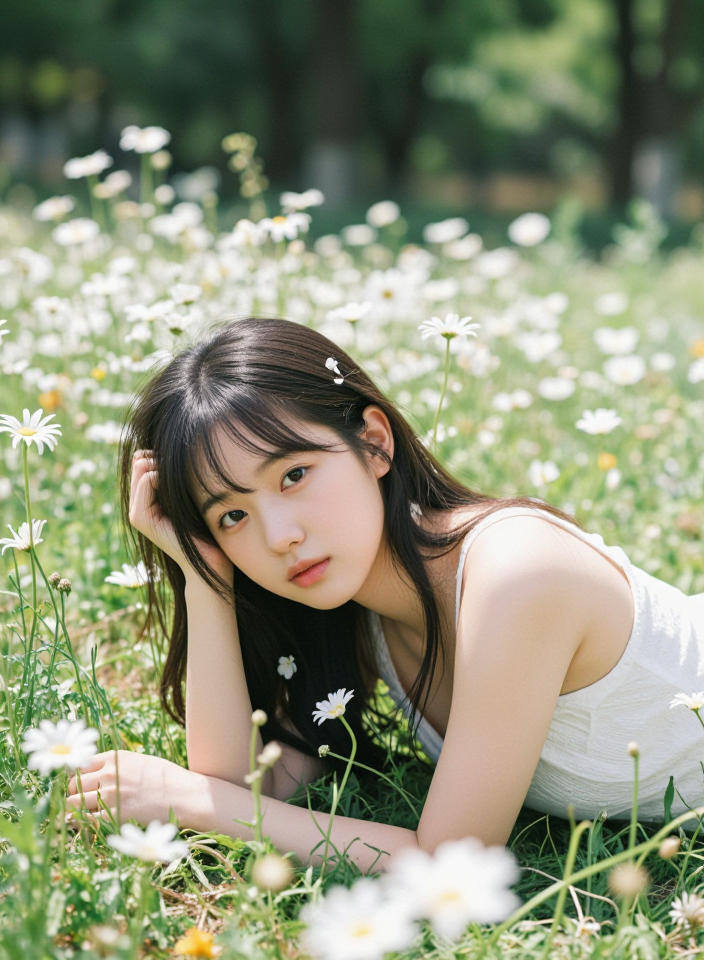 꽃밭의 소녀