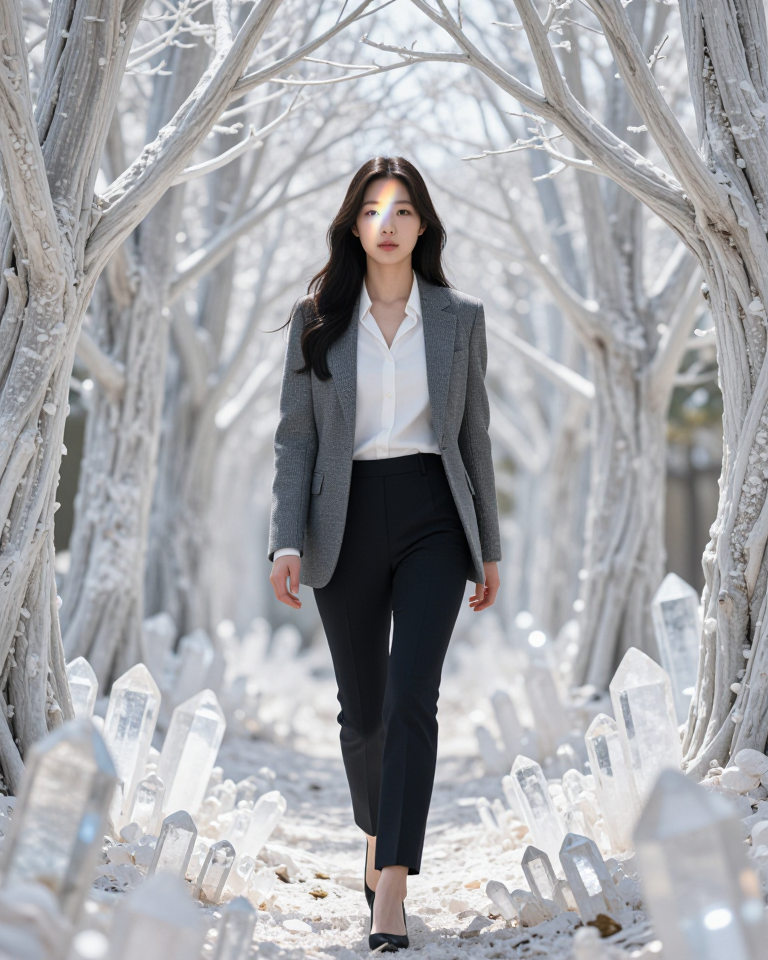 수정 숲의 산책자