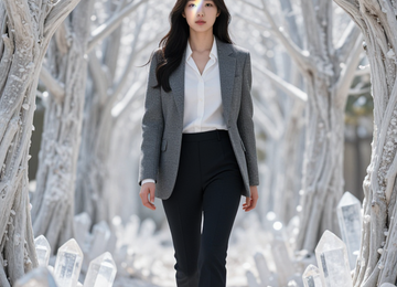 수정 숲의 산책자