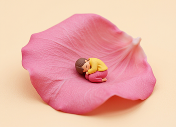 꽃잎 위의 작은 안식