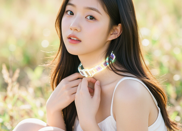 마법의 목줄을 한 소녀