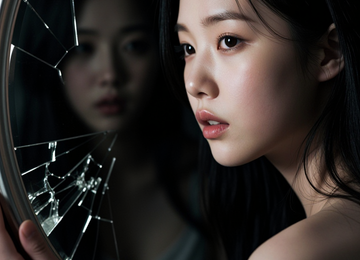 거울 너머의 시선