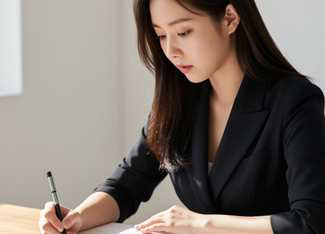 작업에 몰두하는 순간