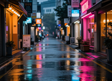 비 오는 성수동
