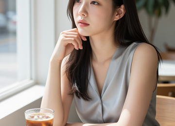 오후의 카페 여유
