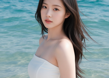 푸른 바다의 소녀