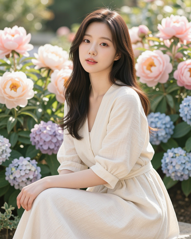 봄날의 꿈꾸는 소녀