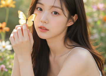 나비와 소녀