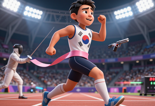 대한민국, 아시안게임 근대5종 남자 단체전 금메달! (2연패 달성)