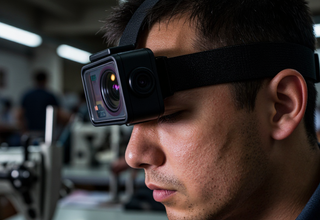 로봇에게 일자리 넘겨주려고? 노동자 머리에 카메라 달게 하는 공장들