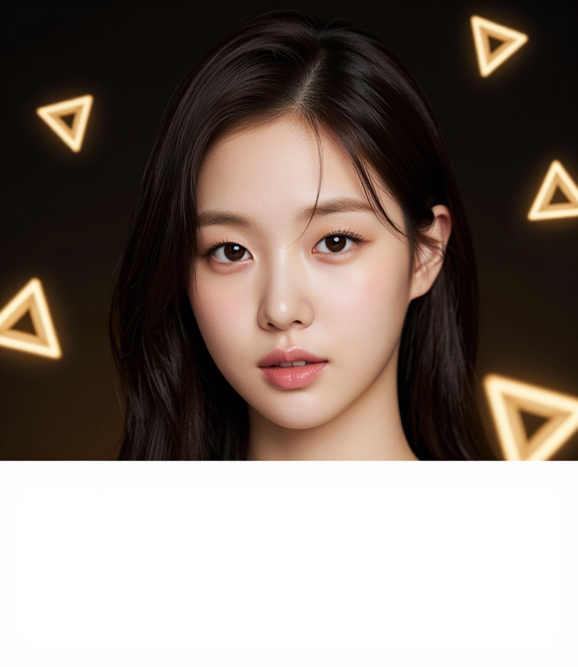빛을 머금은 삼각형