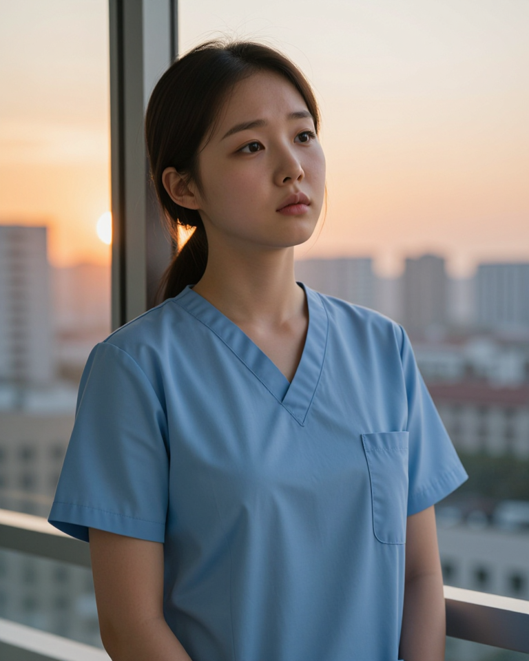 노을빛 창가