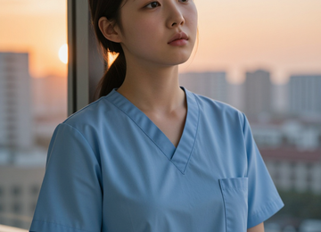 노을빛 창가