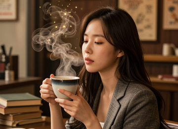 카페의 마법스러운 향기