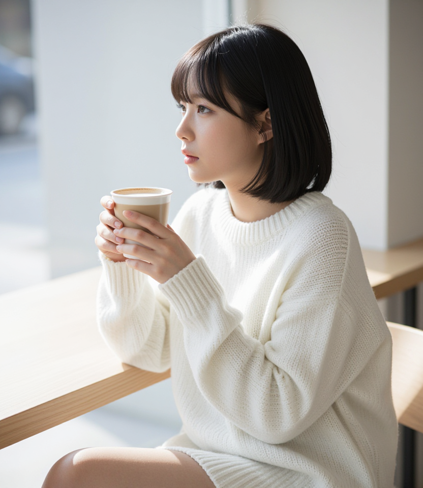 햇살 가득한 카페