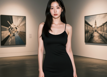 시크한 갤러리룩