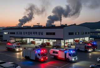 인천 쿠팡 물류센터 화재 발생, 소방관 1명 부상