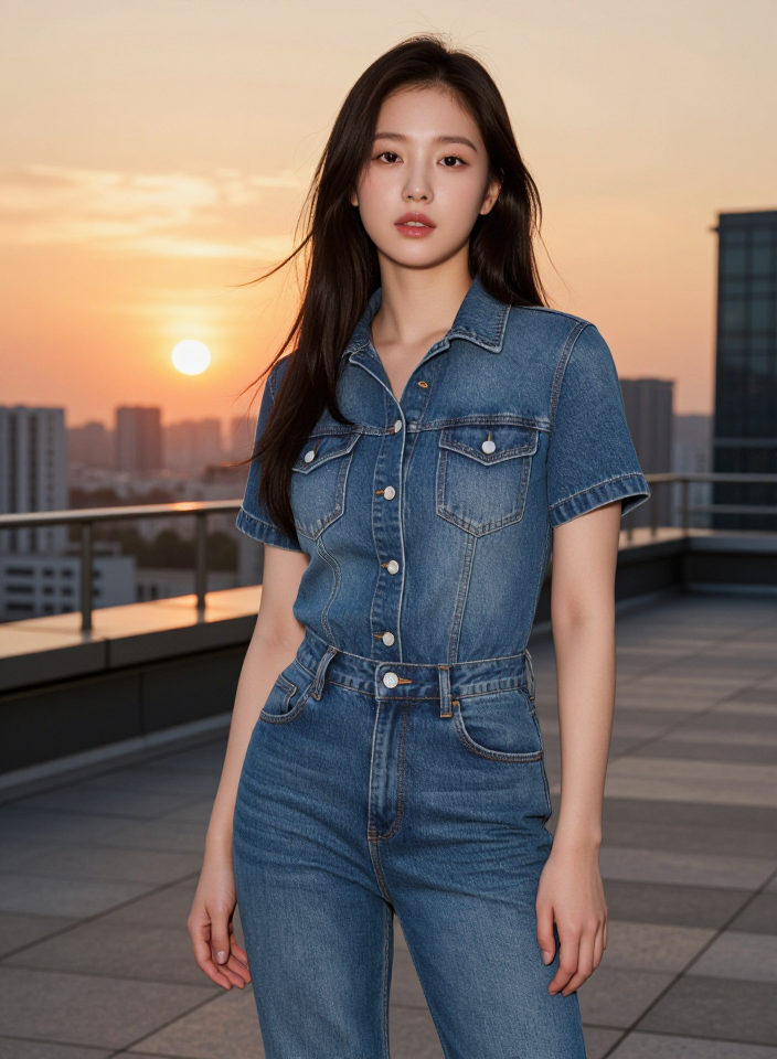 노을 지는 루프탑