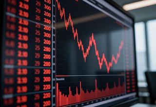 코스피(KOSPI) 지수, 348.89포인트 급락하며 6,035.35로 마감