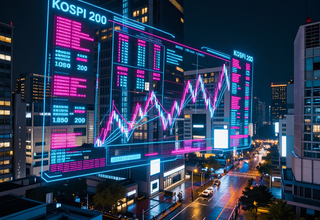 KOSPI 200 종가 현황: 주요 기업들의 등락 리스트
