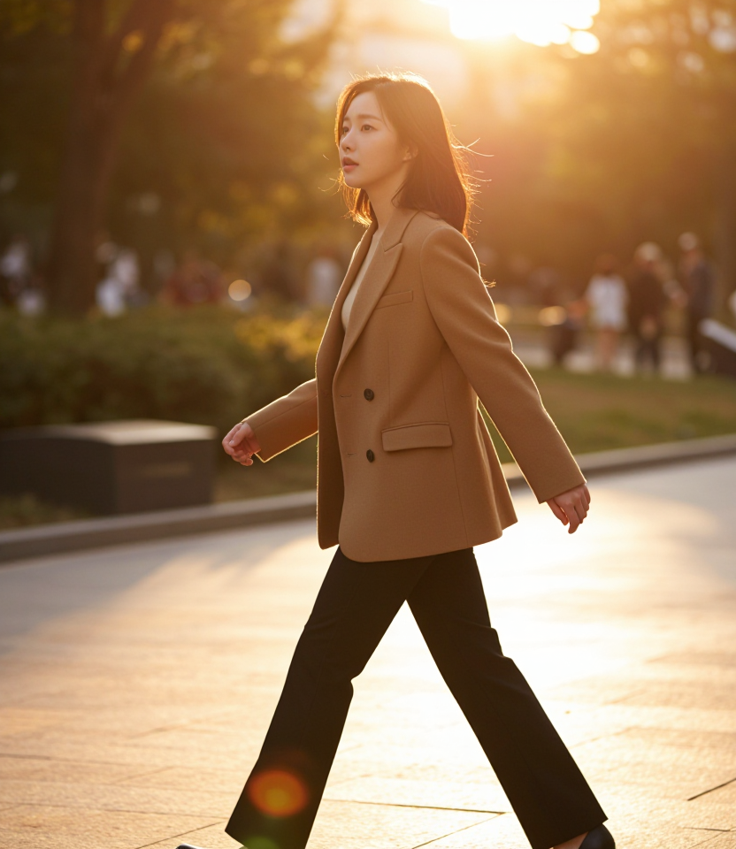 황금빛 오후의 산책