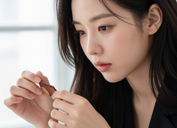 작업자의 손길