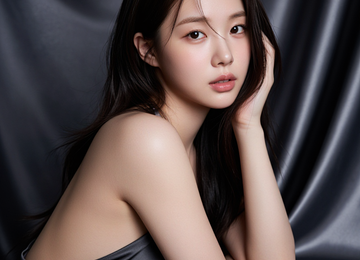 우아한 실크 드레스