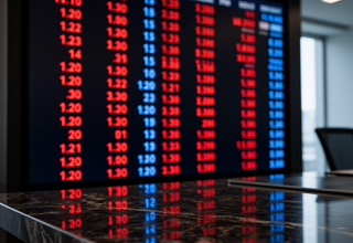 KOSPI 200 종가 현황: 극명하게 갈린 주요 종목들의 등락